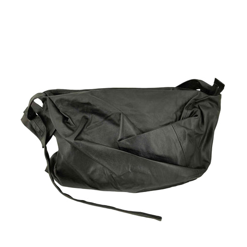 ディスコードヨウジヤマモト discord Yohji Yamamoto Puff レザー ショルダーバッグ メンズ
