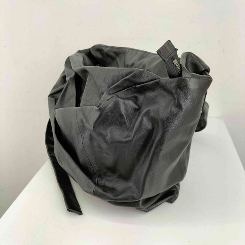 ディスコードヨウジヤマモト discord Yohji Yamamoto Puff レザー ショルダーバッグ メンズ