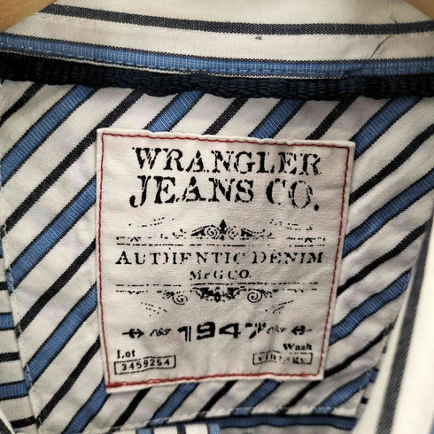 ラングラー Wrangler JEANS L/S ストライプシャツ メンズ XL