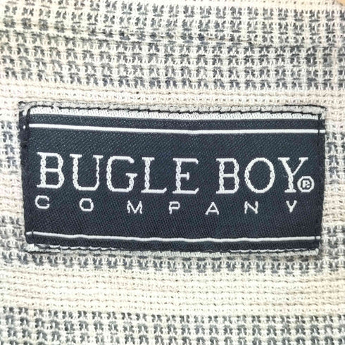 ビューグルボーイ Bugle Boy 90~00s バンドカラーシャツ メンズ M