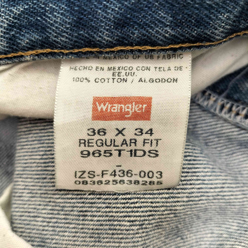 ラングラー Wrangler REGULAR FIT デニムパンツ メンズ 36×34
