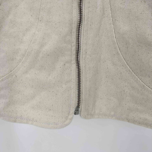 SERVICE AREA Reversible Vest Cream メンズ