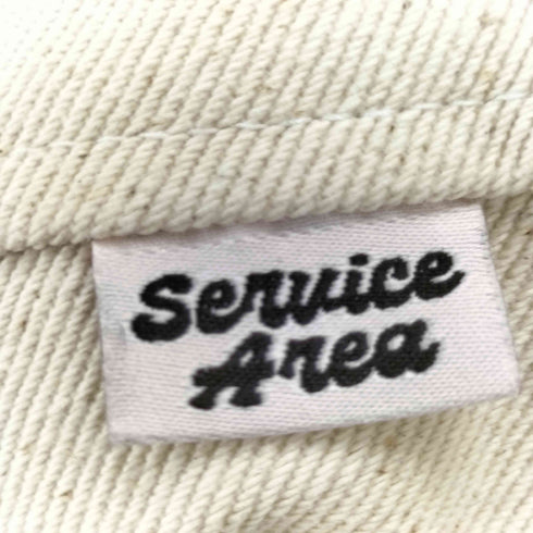 SERVICE AREA Reversible Vest Cream メンズ