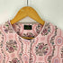 MINTON 花柄 ノーカラー ワンピース レディース import:M