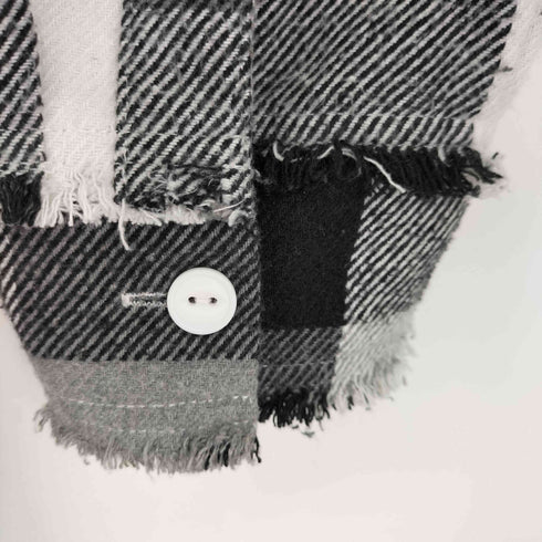 ダンケシェーン Danke Schon 25AW FLANNEL DAMAGE SHIRTS BLOCK メンズ import:L