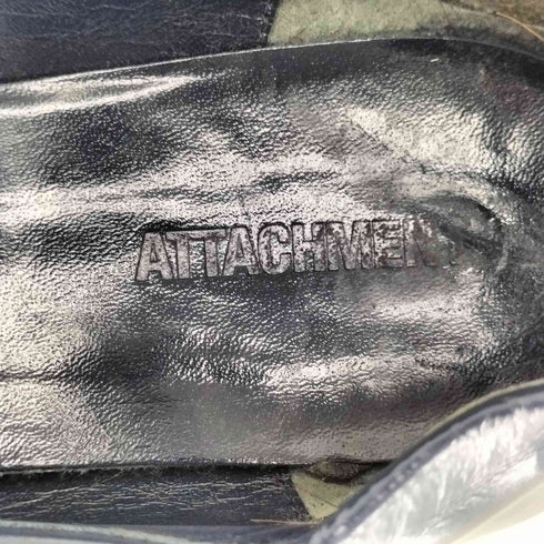 アタッチメント ATTACHMENT ソフトガラスレザー タッセルローファー レディース