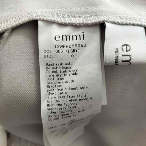 エミアトリエ emmi atelier フラワーエンブロイダリーウエストゴムパンツ レディース 0