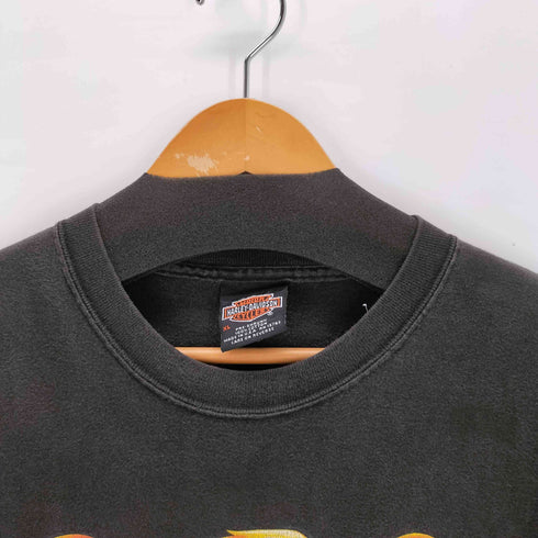 ハーレーダビッドソン HARLEY-DAVIDSON コピーライト1999 USA製 ファイヤーイーグル 両面プリントTシャツ メンズ XL
