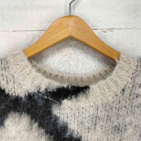 ビューティーアンドユースユナイテッドアローズ BEAUTY & YOUTH UNITED ARROWS バイカラージャカード シャギーニットプルオーバー レディース