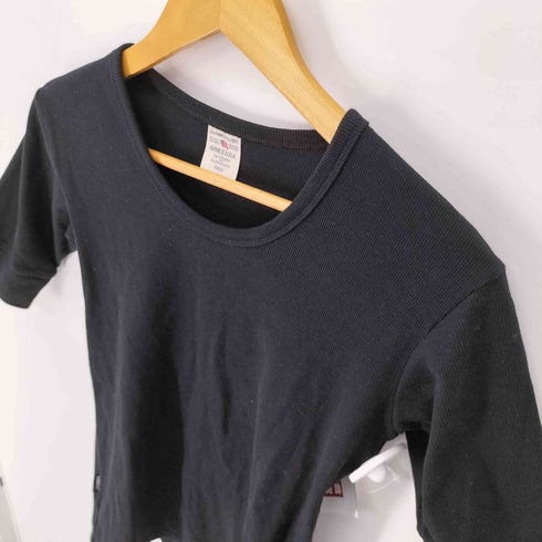 アヴィレックス AVIREX Uネック リブ Tシャツ メンズ import:S