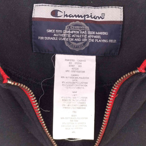 チャンピオン Champion 00s ジップアップパーカー メンズ 4XL