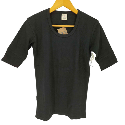 アヴィレックス AVIREX Uネック リブ Tシャツ メンズ import:S