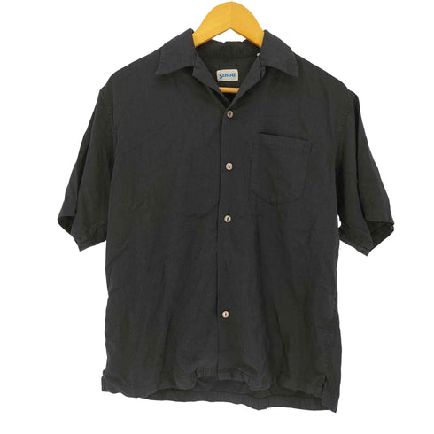 ショット Schott CR PLAIN SHIRT/プレーンシャツ メンズ import:S