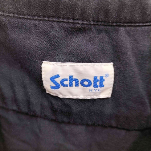 ショット Schott CR PLAIN SHIRT/プレーンシャツ メンズ import:S