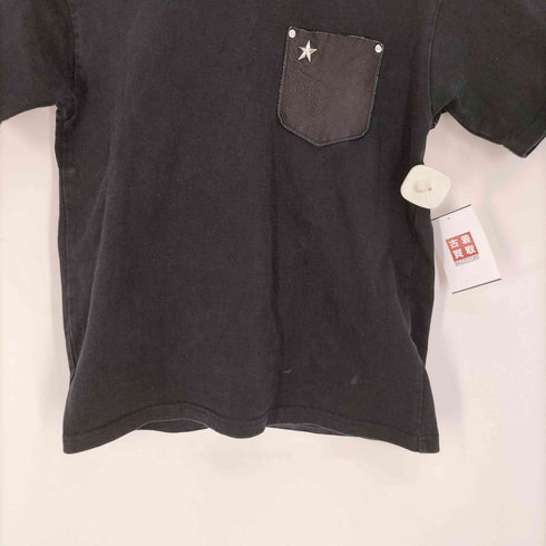 ショット Schott 00S LEATHER POCKET T-SHIRT レザーポケットTシャツ Y2K メンズ