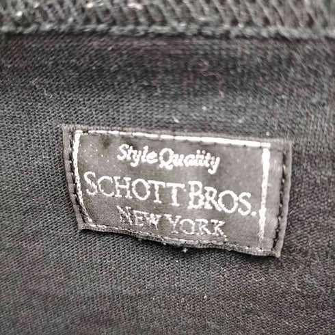 ショット Schott 00S LEATHER POCKET T-SHIRT レザーポケットTシャツ Y2K メンズ