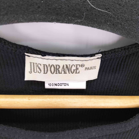 JUS D'ORANGE ラインストーン ハトメ タンクトップ Y2K レディース