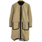 タラジャーモン TARA JARMON ウール混 ノーカラー ロングコート レディース JPN:40