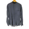 ALFANI 総柄 レーヨン100 バンドカラーシャツ メンズ import:L