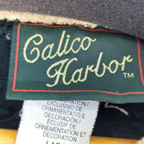 Calico Harbor 90S USE製 ボタニカルプリント クルーネックスウェット メンズ import:L