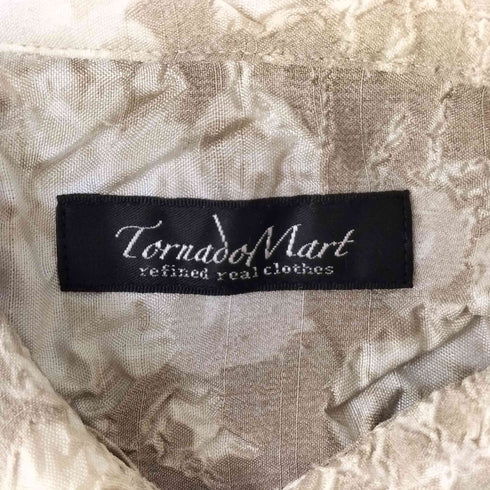 トルネードマート TORNADO MART パイソンローズシュリンクプリントシャツ メンズ JPN:M