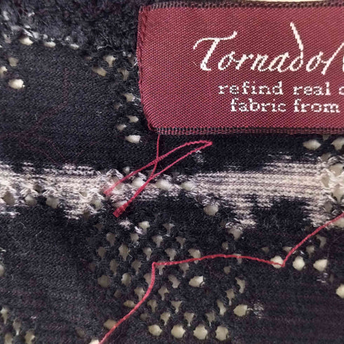 トルネードマート TORNADO MART 抜染メッシュボーダータンクトップ メンズ JPN:M