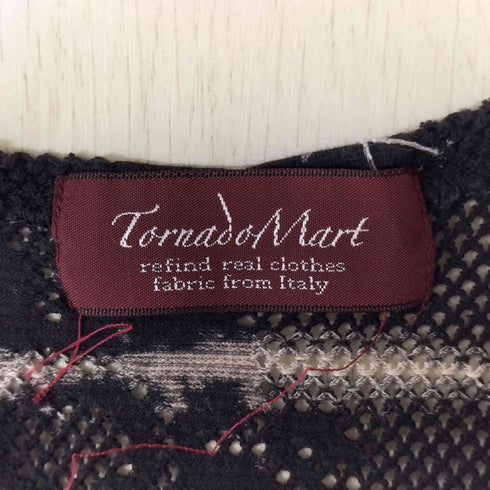 トルネードマート TORNADO MART 抜染メッシュボーダータンクトップ メンズ JPN:M