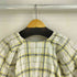 ランバンオンブルー LANVIN en Bleu チェックパフスリーブ S/S ワンピース レディース 38