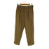 マーカウェア markaware FRONT PLEATS PEGTOP ORGANIC WOOL TROPICAL メンズ
