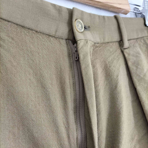 マーカウェア markaware FRONT PLEATS PEGTOP ORGANIC WOOL TROPICAL メンズ