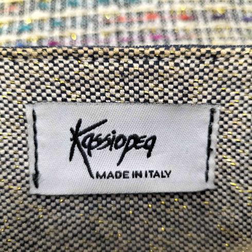 KASSIOPEA デニム切替チェーンツイードバッグ レディース