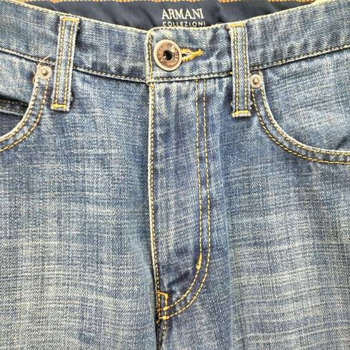 アルマーニコレツィオーニ ARMANI COLLEZIONI デニムブーツカットパンツ メンズ US:32-33