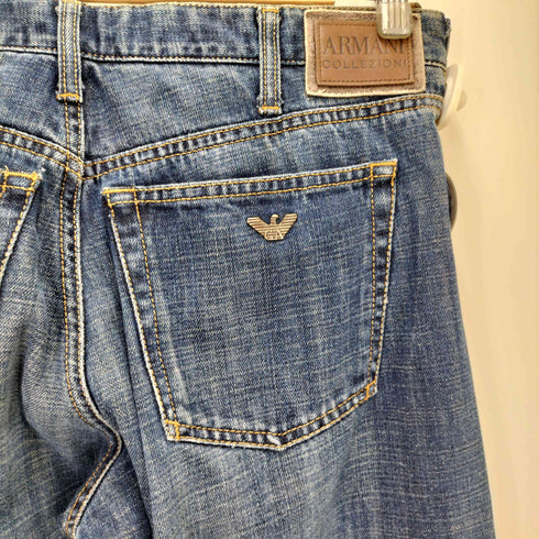 アルマーニコレツィオーニ ARMANI COLLEZIONI デニムブーツカットパンツ メンズ US:32-33