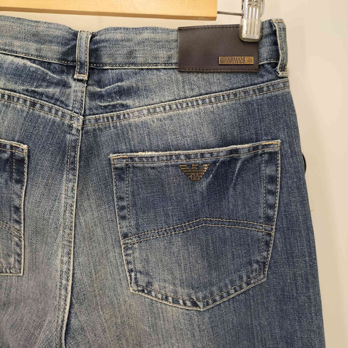 アルマーニコレツィオーニ ARMANI COLLEZIONI 爪ダメージ加工デニムブーツカットパンツ メンズ US:30-31