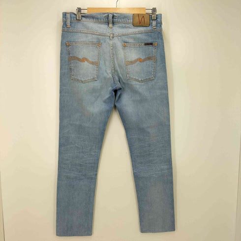 ヌーディージーンズ Nudie Jeans アイスブルーストレートデニムパンツ メンズ US:32-33