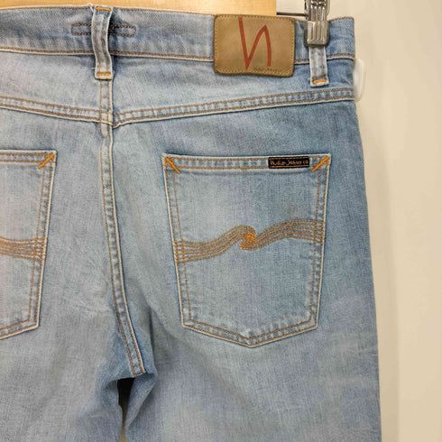 ヌーディージーンズ Nudie Jeans アイスブルーストレートデニムパンツ メンズ US:32-33