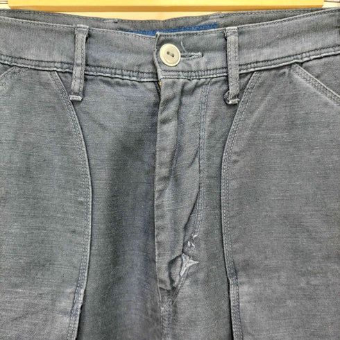 キャピタル KAPITAL ステンシル コットンリネン カーゴショーツ メンズ JPN:1