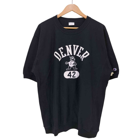 チャンピオン Champion リバースウィーブ DENVERプリント半袖スウェット メンズ JPN:XL