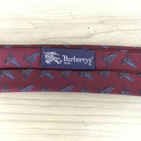 バーバリーズ BURBERRYS 総柄 鳥 アスコットタイ メンズ
