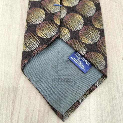 ケンゾーオム KENZO HOMME 総柄 ドット コットンネクタイ メンズ