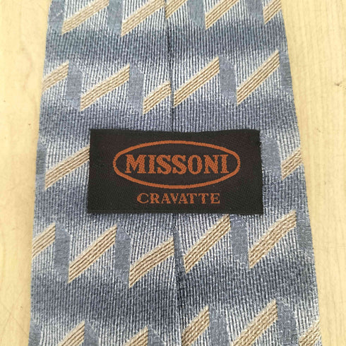 ミッソーニ MISSONI 総柄 シルクネクタイ メンズ