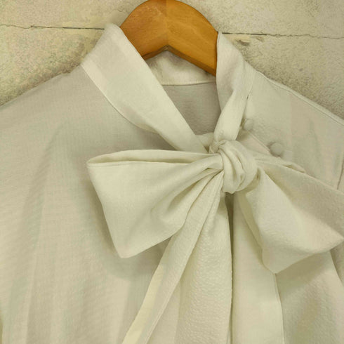 Bibiy. RIBBON CUFFS BLOUSE リボンカフスブラウス domestic レディース FREE