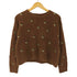 ザラ ZARA 刺繍ニットセーター レディース import:S