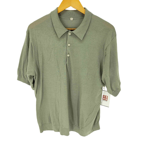 ムジラボ MUJI labo コットンハイゲージニットポロ メンズ JPN:XL