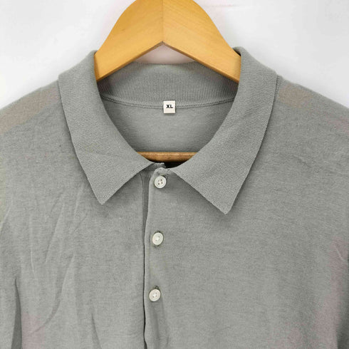 ムジラボ MUJI labo コットンハイゲージニットポロ メンズ JPN:XL