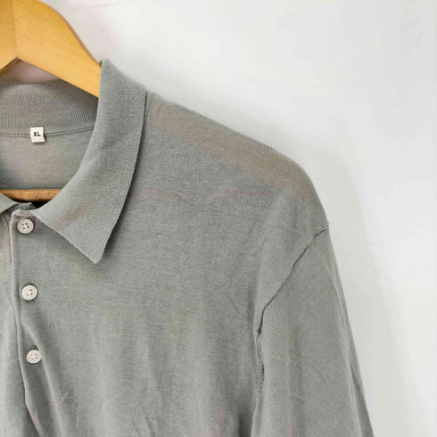 ムジラボ MUJI labo コットンハイゲージニットポロ メンズ JPN:XL