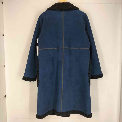 ザラ ZARA フェイクムートン ボアコート レディース import:M