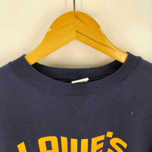 ラッセルアスレチック RUSSELL ATHLETIC USA製 LOWEs 両面プリント 前V クルーネックスウェット メンズ JPN:M