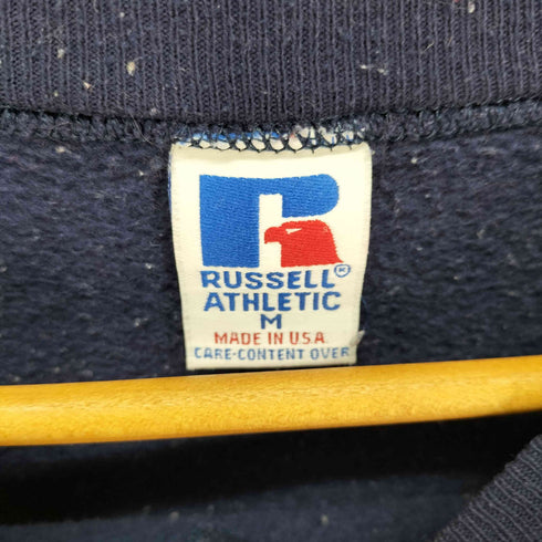 ラッセルアスレチック RUSSELL ATHLETIC USA製 LOWEs 両面プリント 前V クルーネックスウェット メンズ JPN:M