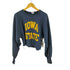チャンピオン Champion USA製 刺繍タグ REVERSE WEAVE IOWA STATE カットオフ スウェット レディース JPN:L